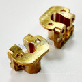 Custom-Made Brass Motor Mounting Bracket with CNC Machining Milling